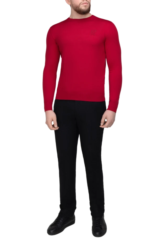Stefano Ricci red wool jumper for men 149281 - photo 2