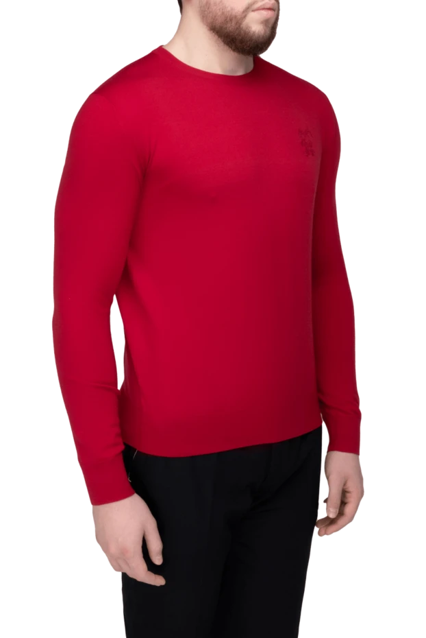 Stefano Ricci red wool jumper for men 149281 - photo 3