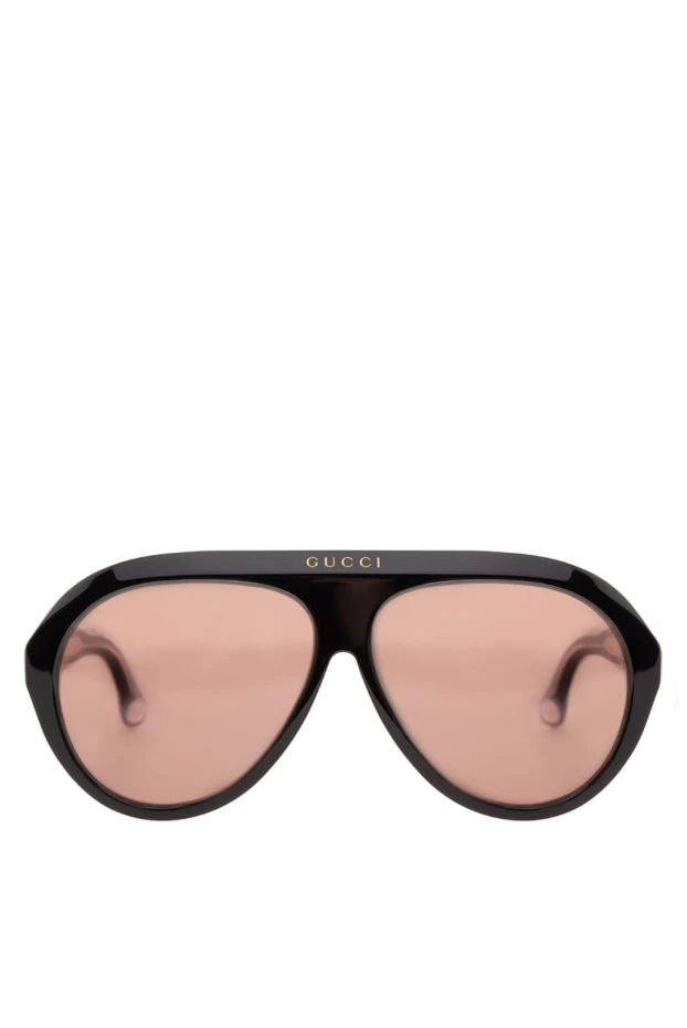Gucci чоловічі окуляри для захисту від сонця з металу та пластику коричневі чоловічі купити фото з цінами 149303 - фото 1