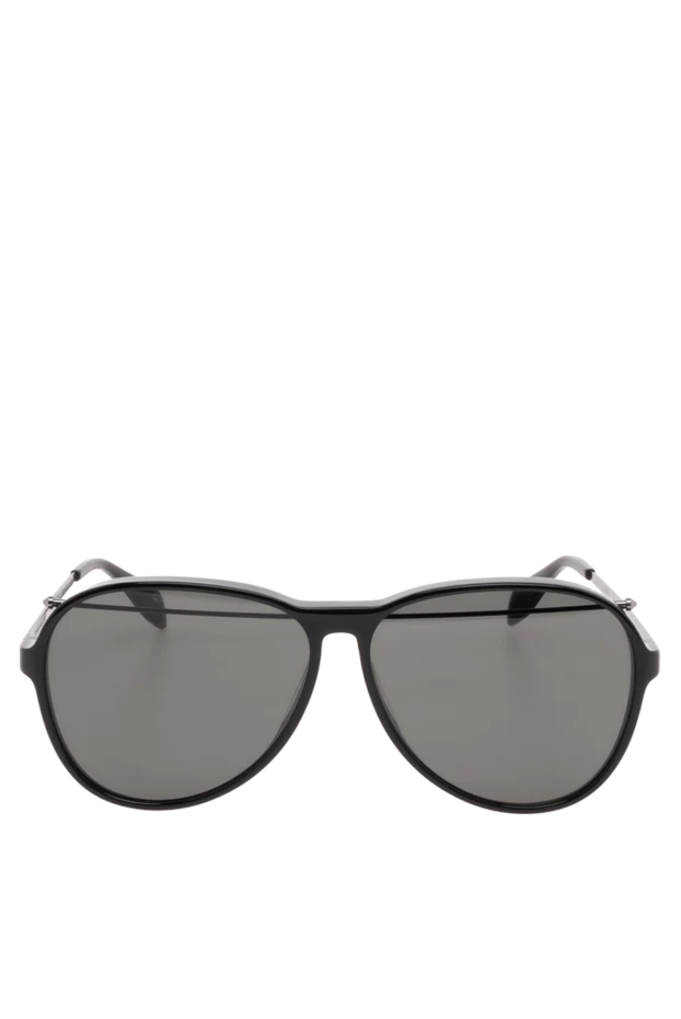 Alexander McQueen man sunglasses made of metal and plastic, black, for men 149306 - photo 1