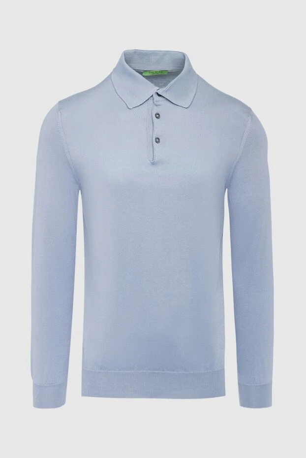 Dalmine man long sleeve cotton polo blue for men buy with prices and photos 149375 - photo 1