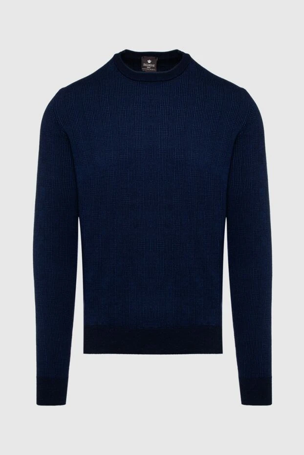 Dalmine man wool, silk and cashmere jumper blue for men buy with prices and photos 149382 - photo 1