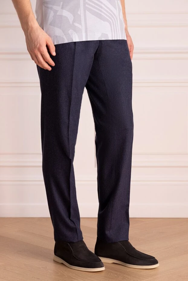 Jacob Cohen man blue wool and silk jeans for men 148845 - photo 3