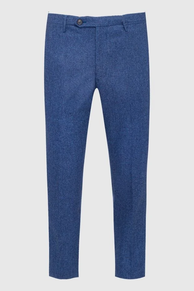 Drumohr man blue wool trousers for men buy with prices and photos 149422 - photo 1