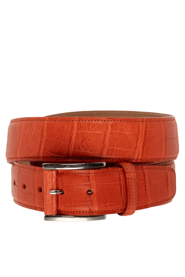 Tardini man orange crocodile leather belt for men buy with prices and photos 149514 - photo 1