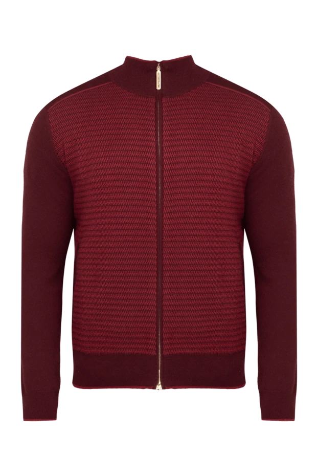 Stefano Ricci red cashmere and silk cardigan for men 149573 - photo 1