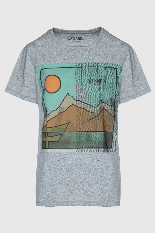 Ko Samui woman gray cotton t-shirt for women buy with prices and photos 149613 - photo 1