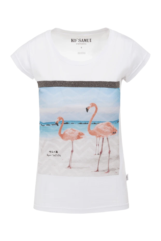 Ko Samui woman white cotton t-shirt for women buy with prices and photos 149622 - photo 1