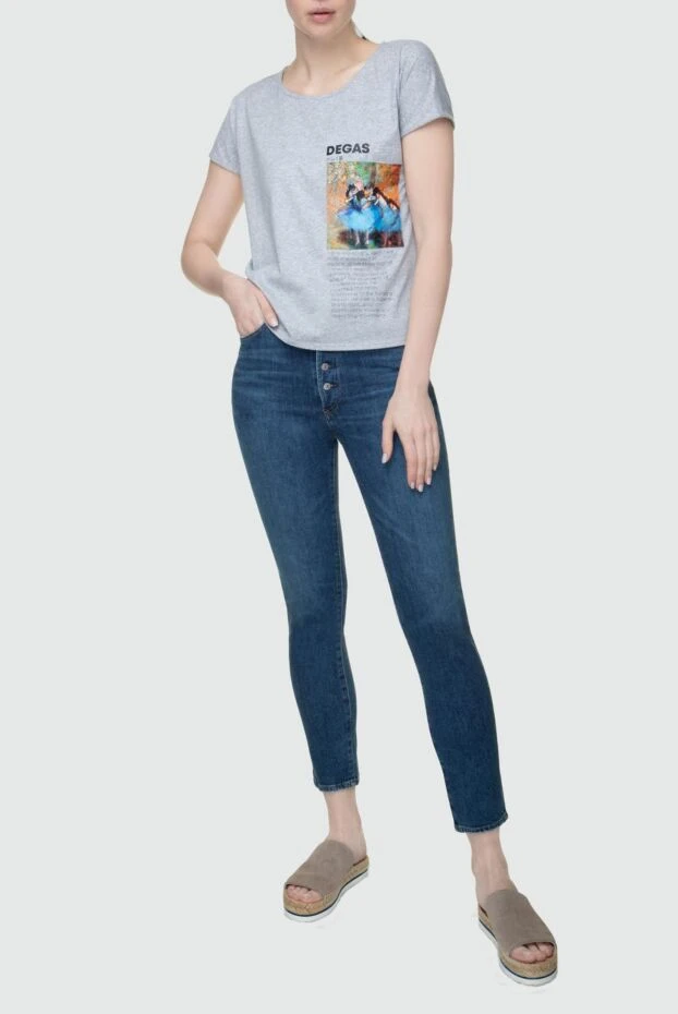 Ko Samui жіночі футболка з бавовни сіра жіноча купити фото з цінами 149629 - фото 2