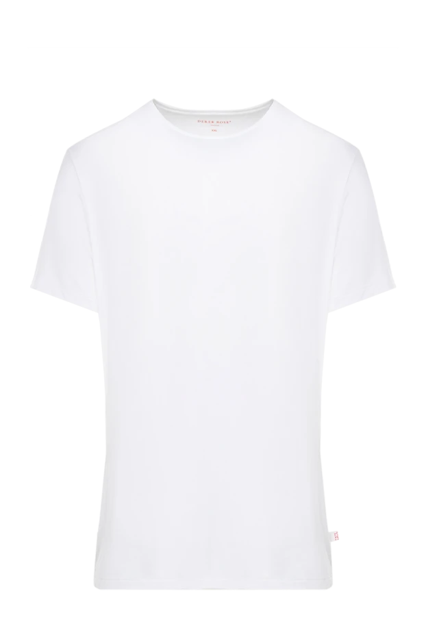 Derek Rose man t-shirt made of micromodal and elastane white for men buy with prices and photos 149646 - photo 1