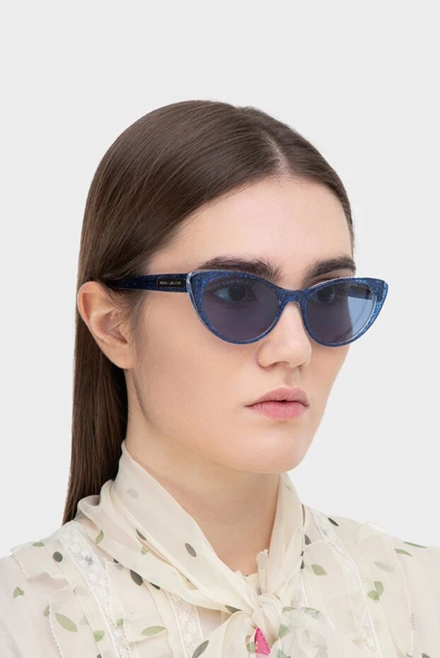 Marc Jacobs woman blue plastic and metal glasses for women 149649 - photo 2