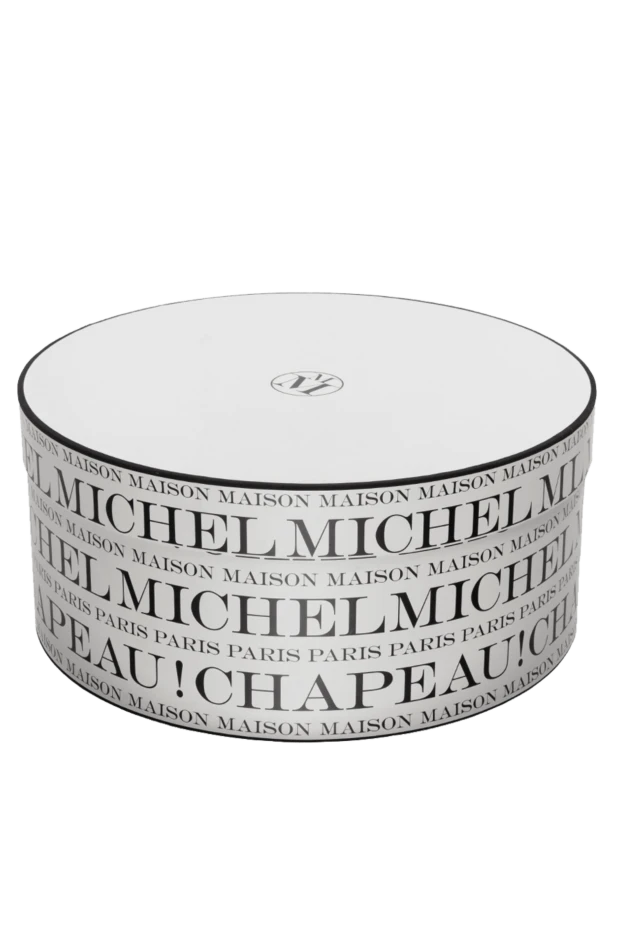 Maison Michel woman white hat box made of cellulose for women 149688 - photo 1