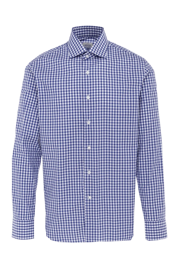 Alessandro Gherardi man blue cotton shirt for men buy with prices and photos 149723 - photo 1