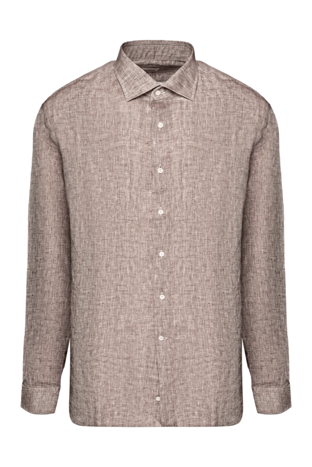 Alessandro Gherardi brown cotton shirt for men 149727 - photo 1