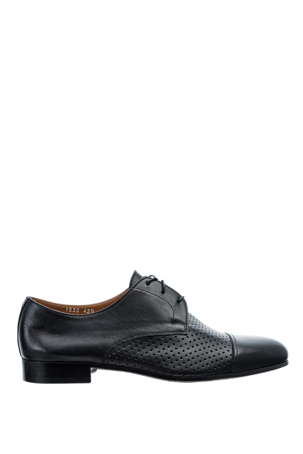 Doucal`s мужские туфли мужские из кожи черные купить с ценами и фото 149733 - фото 1
