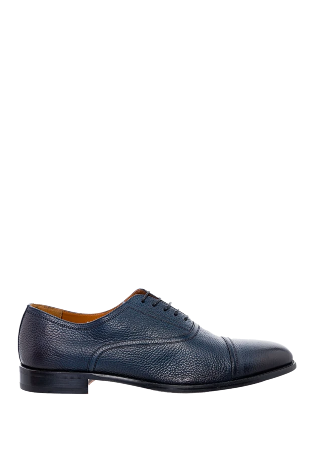Doucal`s мужские туфли мужские из кожи синие купить с ценами и фото 149742 - фото 1