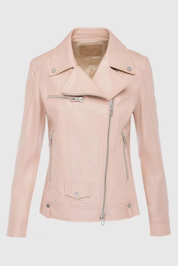 DROMe женские куртка из натуральной кожи розовая женская купить с ценами и фото 149744 - фото 1