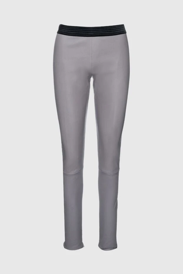 DROMe woman gray leather trousers for women buy with prices and photos 149754 - photo 1