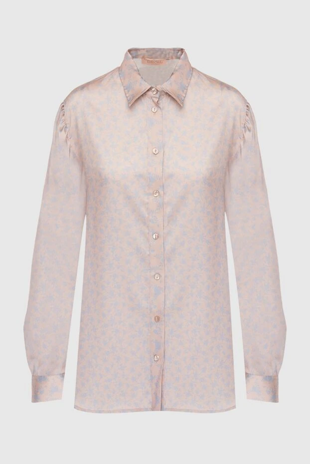 DROMe women's blouse with a floral print beige 149756 - photo 1