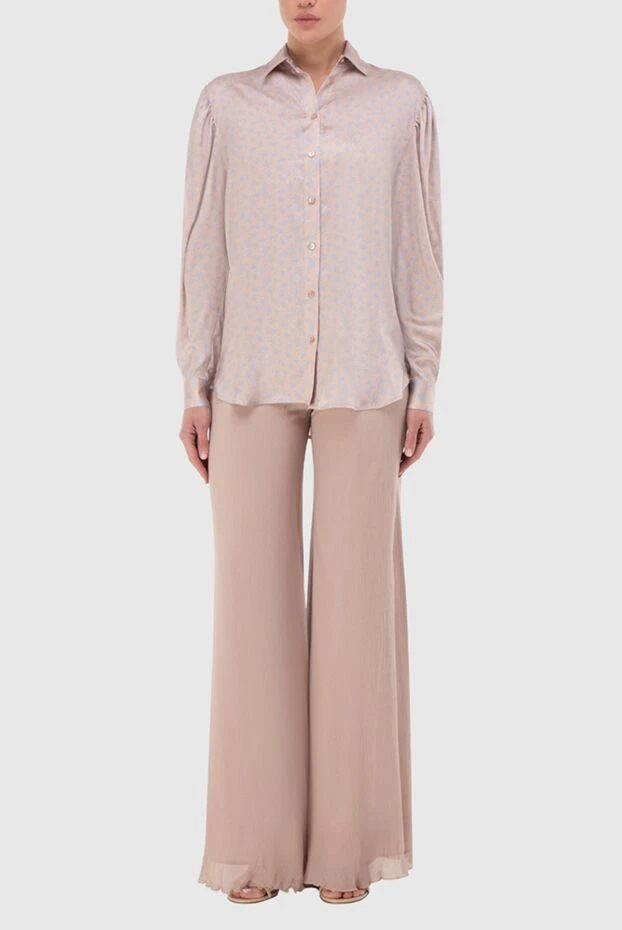DROMe жіночі блуза з поліаміду бежева жіноча купити фото з цінами 149756 - фото 2