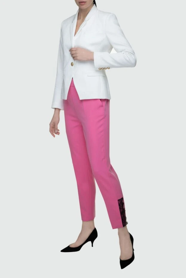 D.Exterior женские брюки из полиэстера розовые женские купить с ценами и фото 149787 - фото 2