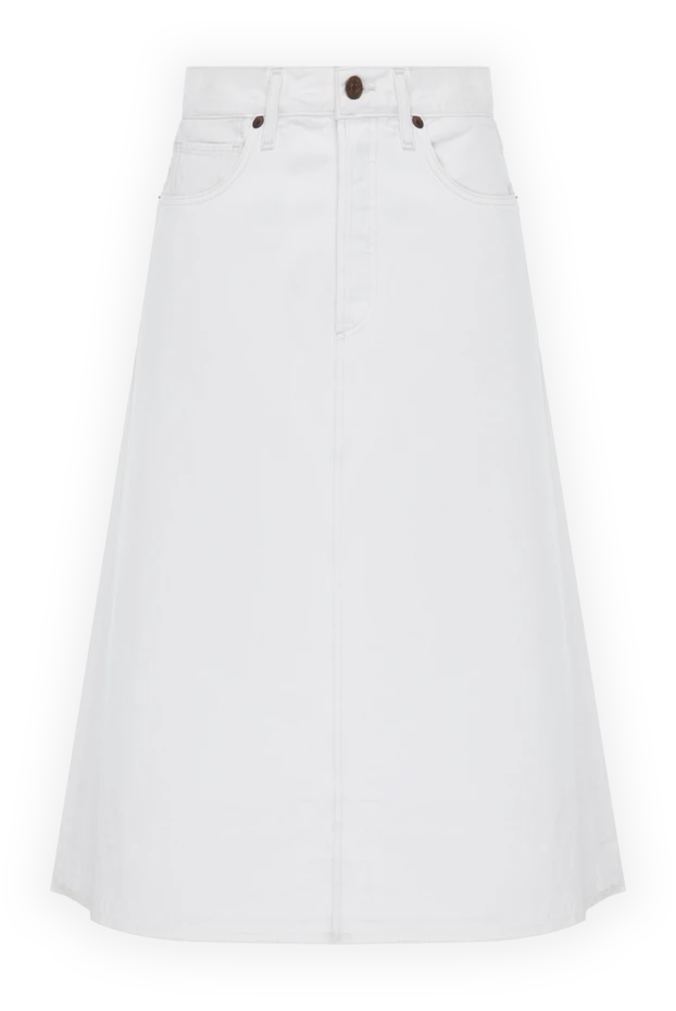Citizens of Humanity женские юбка из хлопка белая женская купить с ценами и фото 149818 - фото 1
