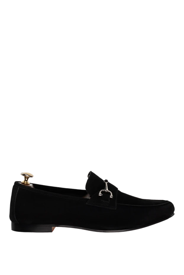 Andrea Ventura man black suede loafers for men 149833 - photo 1