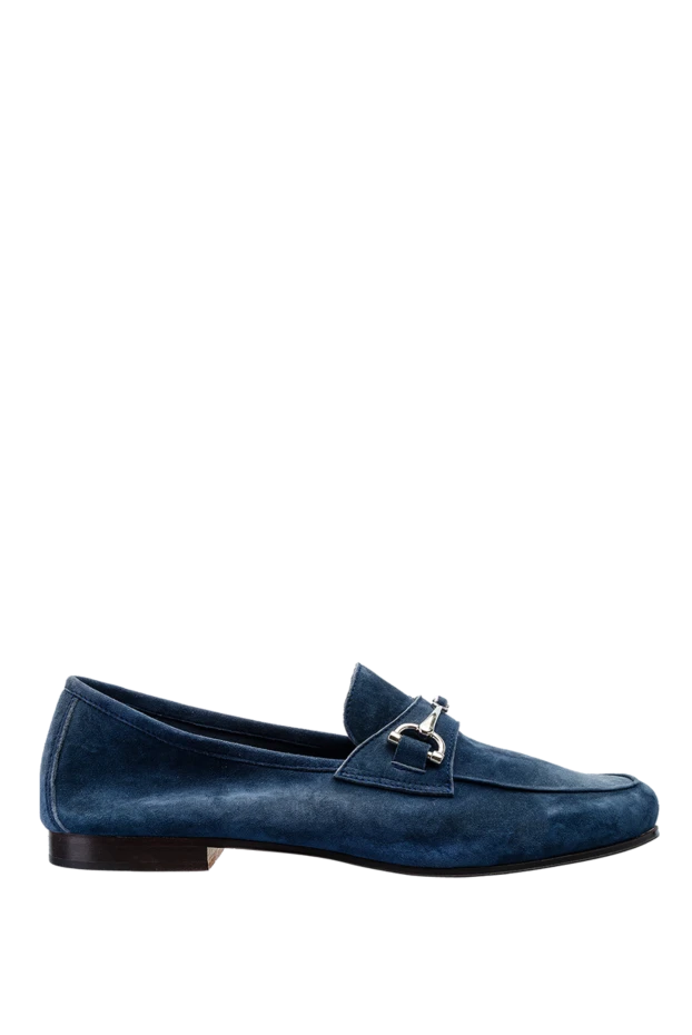 Andrea Ventura man blue suede loafers for men buy with prices and photos 149835 - photo 1