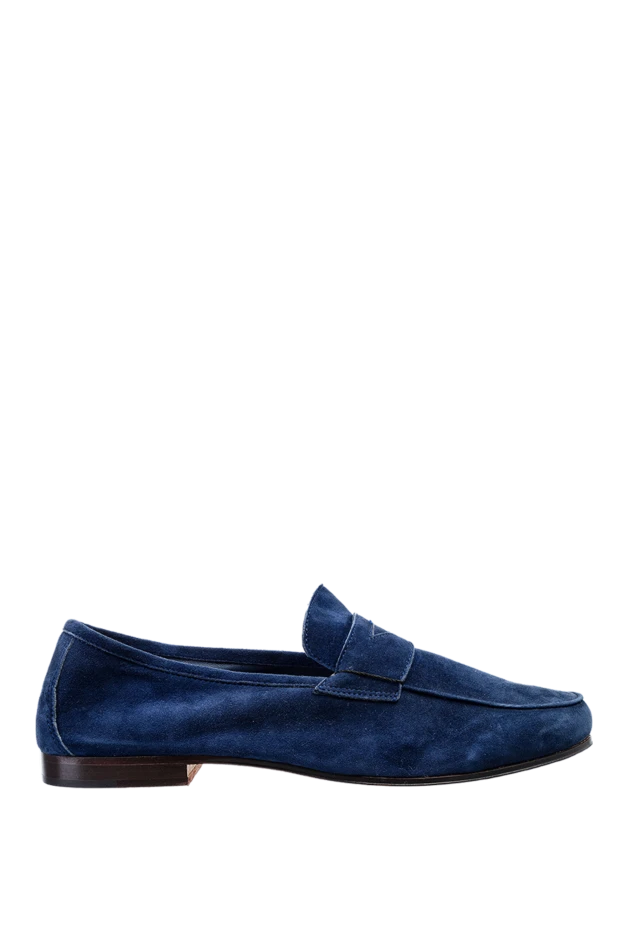 Andrea Ventura man blue suede loafers for men buy with prices and photos 149842 - photo 1