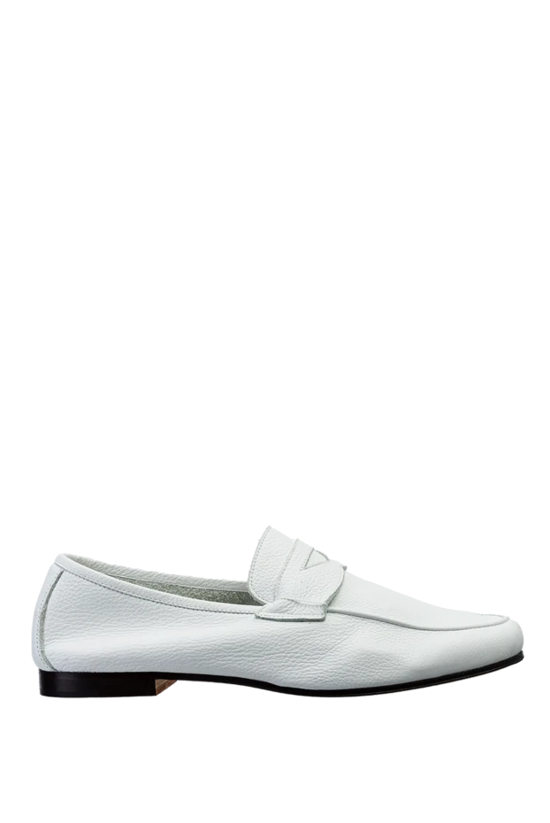 Andrea Ventura man white leather loafers for men buy with prices and photos 149854 - photo 1