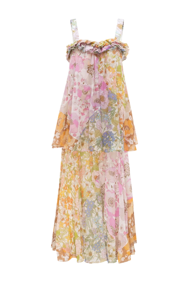 Zimmermann женские платье из хлопка и шелка розовое женское купить с ценами и фото 149862 - фото 1