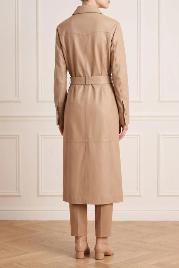 Fleur de Paris beige women's trench coat made of genuine leather 149900 - photo 2