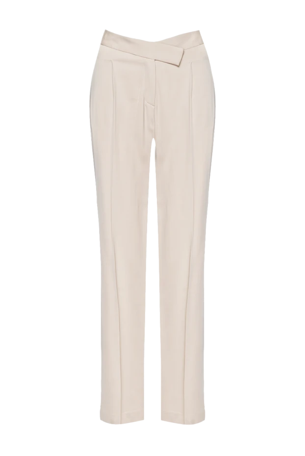 Max&Moi women's classic high-waisted pants white 149941 - photo 1