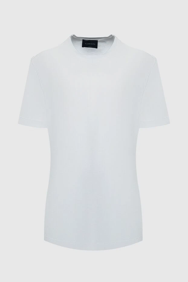 Tombolini мужские футболка из хлопка белая мужская купить с ценами и фото 149975 - фото 1