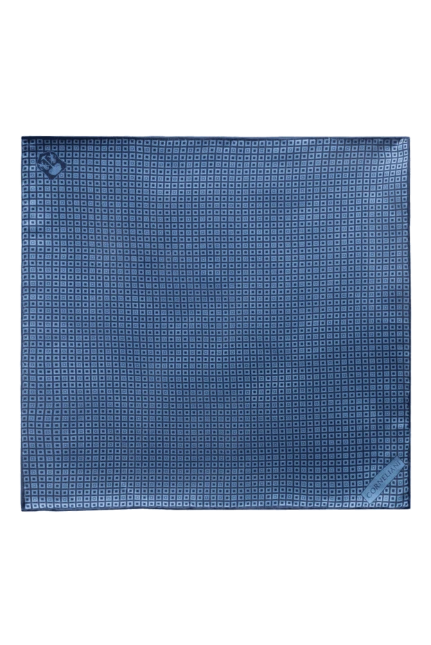 Corneliani man blue silk pouchette for men buy with prices and photos 149997 - photo 1