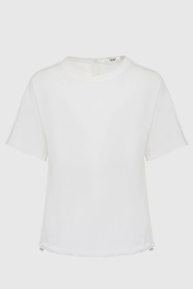 Peserico женские футболка из хлопка белая женская купить с ценами и фото 150033 - фото 1