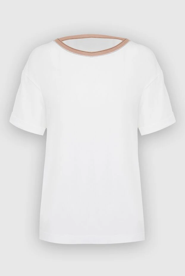 Peserico woman white cotton t-shirt for women buy with prices and photos 150047 - photo 1