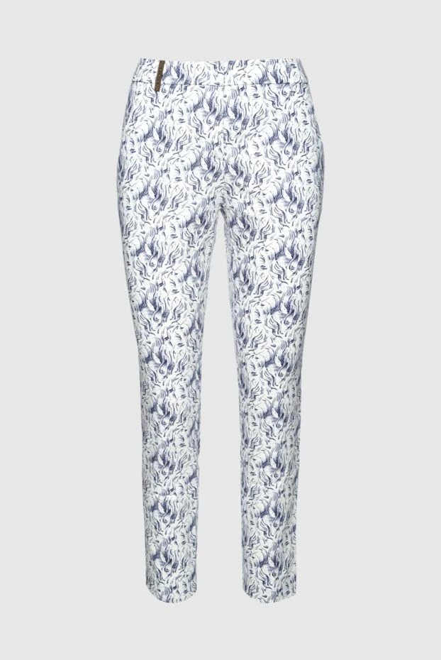 Peserico woman white cotton trousers for women buy with prices and photos 150061 - photo 1