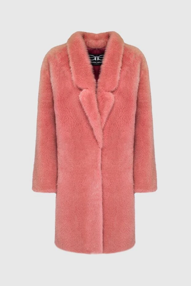 FG Furs woman women's pink natural mink fur coat 150087 - photo 1