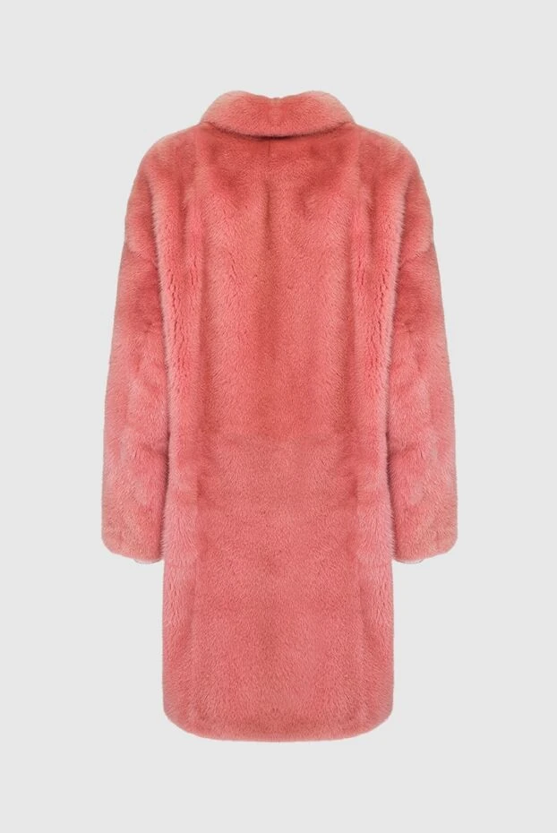 FG Furs woman women's pink natural mink fur coat 150087 - photo 2