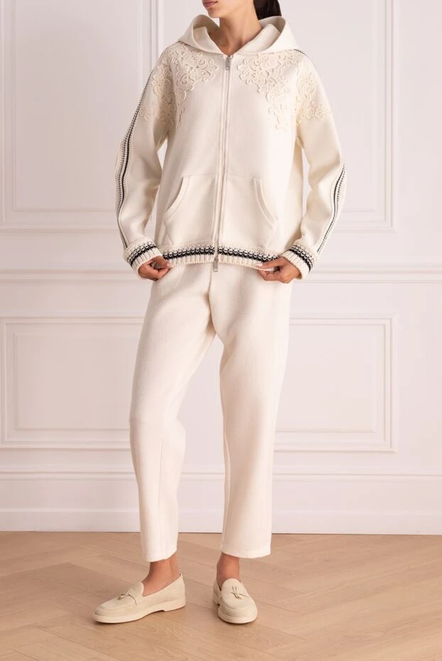 Ermanno Scervino woman women's beige wool walking suit buy with prices and photos 150108 - photo 2