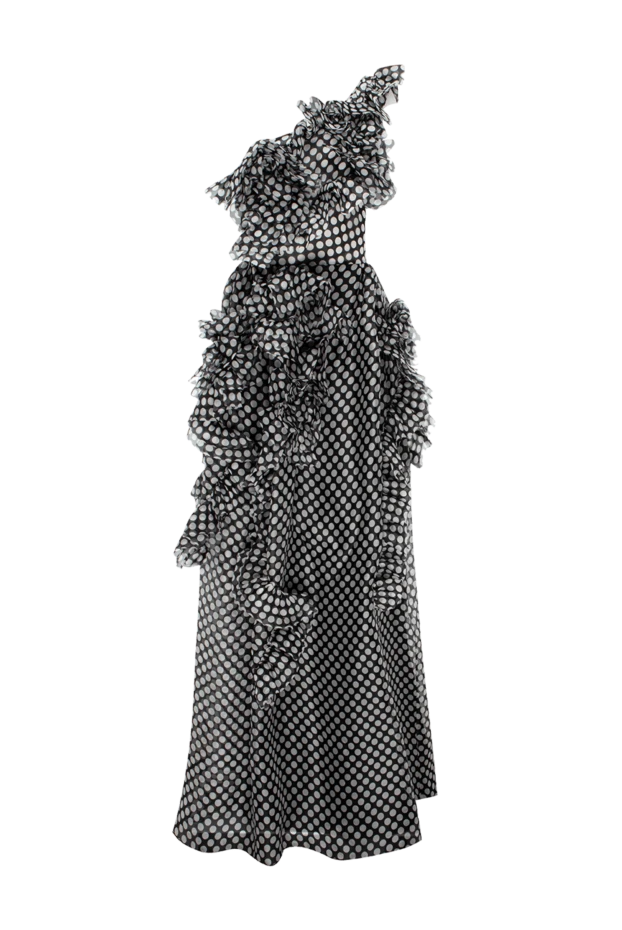 Ermanno Scervino женские платье из шелка черное женское купить с ценами и фото 150118 - фото 1