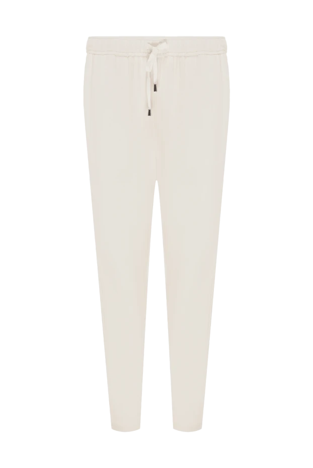 Ermanno Scervino woman white viscose and wool trousers for women 150119 - photo 1