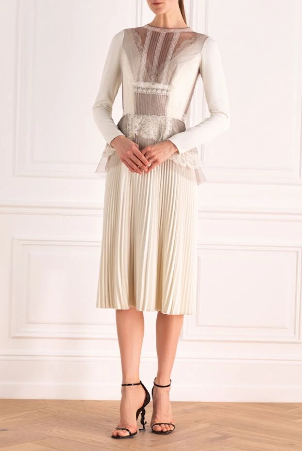 Ermanno Scervino white polyester dress for women 150127 - photo 2