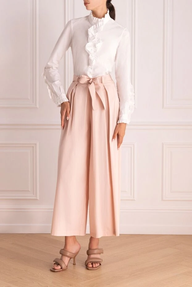 Ermanno Scervino жіночі блуза з бавовни біла жіноча купити фото з цінами 150128 - фото 2