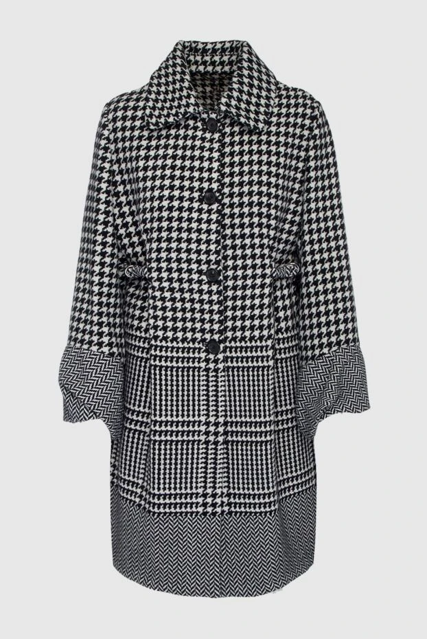Ermanno Scervino женские пальто из шерсти черное женское купить с ценами и фото 150141 - фото 1