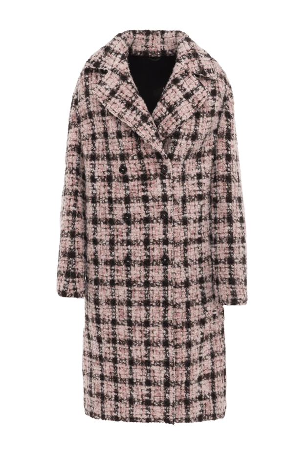 Ermanno Scervino женские пальто из шерсти и полиамида розовое женское купить с ценами и фото 150142 - фото 1