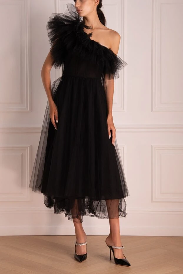 Valentino жіночі сукня з поліаміду чорна жіноча купити фото з цінами 150183 - фото 2