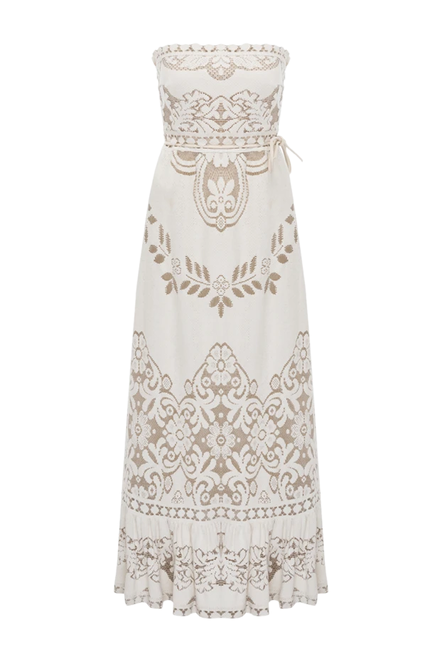 Valentino жіночі сукня з бавовни та поліаміду бежева жіноча купити фото з цінами 150192 - фото 1