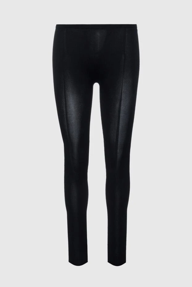 Valentino woman black viscose and polyester leggings for women buy with prices and photos 150198 - photo 1